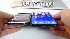 iPhone 3G vs iPhone X Display Comparison - 10 Years Apart!