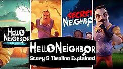 Hello Neighbor The Story and Timeline Explained (Most Recent)