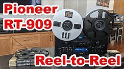 Pioneer RT-909 Reel-to-Reel Demo | Rare Anodized in Black