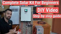Complete DIY Solar Kit Set-up | Step-by-Step Guide | HBK PLUS