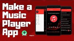 Make a Music Player App | Part-1 | Android Project