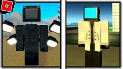 How to get TV MAN and LARGE TV MAN MORPHS in ENR UNIVERSE 1 RP - Roblox