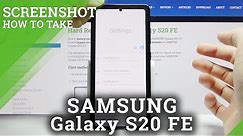 Screenshot SAMSUNG Galaxy S20 FE – How to Capture Screen