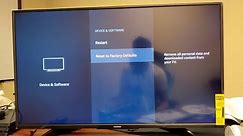Toshiba Smart TV (Fire TV Edition): How to Factory Reset Back to Original Default Settings