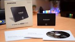 Samsung SSD 850 EVO 500GB - Unboxing & Overview