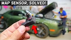 DODGE CHALLENGER MAP SENSOR REPLACEMENT REMOVAL LOCATION