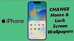 How To Change Wallpaper On iPhone - Change iPhone Home and Lock Screen Wallpapers