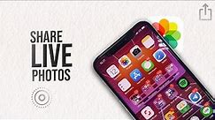 How to Share Live Photos from iPhone (Full Guide)