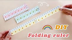 Paper Craft Ruler / DIY Paper Ruler / Paper Folding Ruler /