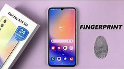How To Set Up Fingerprint On Samsung Galaxy A34 5G - Add Fingerprint