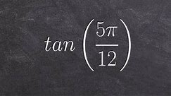 How to use the sum and difference formula for tangent