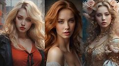 HD Beautiful Portraits of Female Models AI-Generated Elegance || Ai Lookbook TV