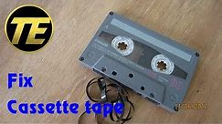 Cassette - How to Fix a Cassette Tape