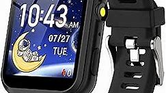 Kids Smart Watch for Kids with 24 Games Kids Watches Touch Screen Music Player Camera Alarm Clock Calculator Flashlight Stopwatch 12/24 hr Toys for Kids Gift for Boys 3-12 Year Old