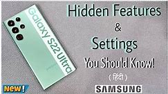 Samsung Galaxy S22 Ultra Hidden Features & Settings | New Tips & Tricks