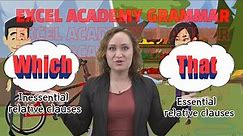 "Which Vs That" Grammar Rules - Common Grammar Mistake | English Grammar | Excel Academy