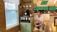 DIY Custom Coffee Bar Cabinet Build (Surprising Mom)