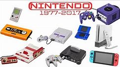 Nintendo Consoles 40 Years Evolution 1977-2017