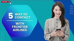 Frontier Airlines Customer Service: How to Contact Frontier Airlines? | Cheap Flights