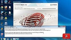 Solved Some products failed to install and successfully installed Autodesk Maya 2016