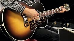 Gibson 2016 SJ-200 Standard Super Jumbo Acoustic-Electric Guitar, Vintage Sunburst