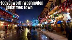 Leavenworth, Washington - The Ultimate Winter Wonderland 4K Walking Tour 2019