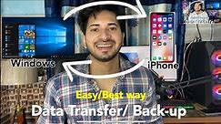 How to Backup and Restore iPhone Without iTunes/iCloud | How to transfer data from PC💻 to iPhone📲