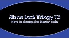 Changing the Master code in a Trilogy T2 lock
