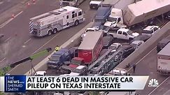 At least 6 dead in massive I-35 wreck in Fort Worth, Texas
