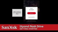 iXpand Flash Drive | Getting Started on iXpand Drive