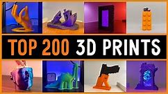 Top 200 BEST 3D Prints with Satisfying Timelapse | Recap 2023