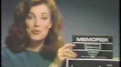 Memorex VHS Tapes Ad from 1982 - Is It Live Or Is It Memorex?