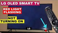 How To Fix LG TV is Red Light Blinking & TV Won't Turn ON | LG TV Red Light Flashing 3 Times