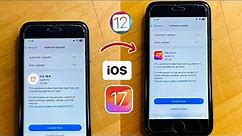 Update iPhone 6 from iOS 12 to iOS 17 - iPhone 6 New update