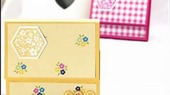 Stampin Up UK Gingham Garden Post It Note Holders