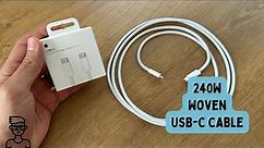 New Apple USB-C Charging Cable (up to 240W!) for iPhone 15 Pro, Mac, and iPad