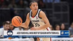UConn basketball star Azzi Fudd to miss rest of season with torn ACL