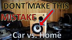 Car vs. Home Speaker Differences Explained