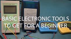 Basic Electronics Tools For A Beginner.