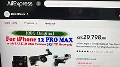 Buying unlocked iPhone motherboard from AliExpress TDHHXSTORE