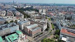 Aerial View of Vienna, Austria: Capital City of Austria from Aerial Perspective
