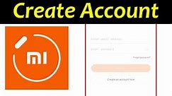 how to create account in mi fit app