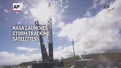 NASA launches storm-tracking satellites