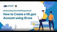 How to Create a VA.gov Account Using ID.me