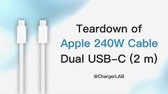 Limited to USB2.0? | Teardown of Apple 240W USB-C Charge Cable (2 m) ​​​​​​​