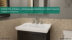 Installation - Elliston Widespread Bathroom Sink Faucet