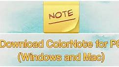 Download Colornote for PC (Windows 7/8/10 & Mac) - Webeeky