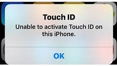 Unable to Activate Touch ID on this iPhone Error on iPhone 6s, 7, 7 plus, 8 and 8 plus iOS 13 - Fix