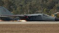 Aero-Pictures - Awesome Belly Landing General Dynamics...