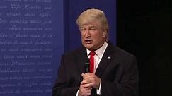 Trump blasts SNL on social media for mock presidential debate sketch
